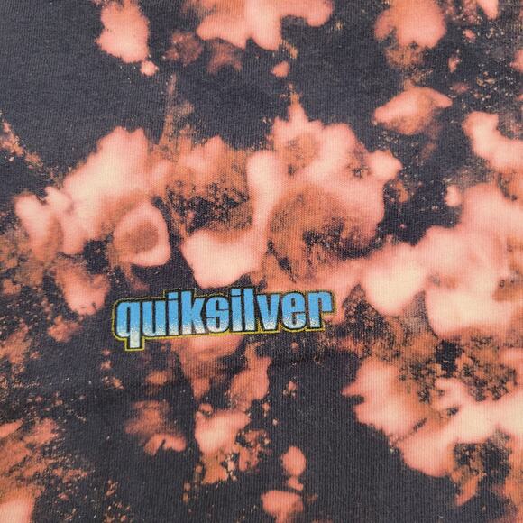 Vintage Quiksilver Cropped Shirt Women Medium 19x11 Bleached - Picture 11 of 14